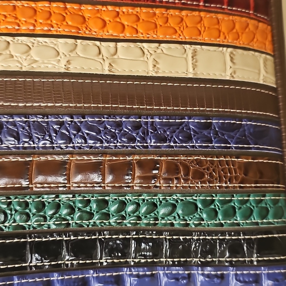 Mc Multicolor Leather Patchwork Shoulder Bag - image 4